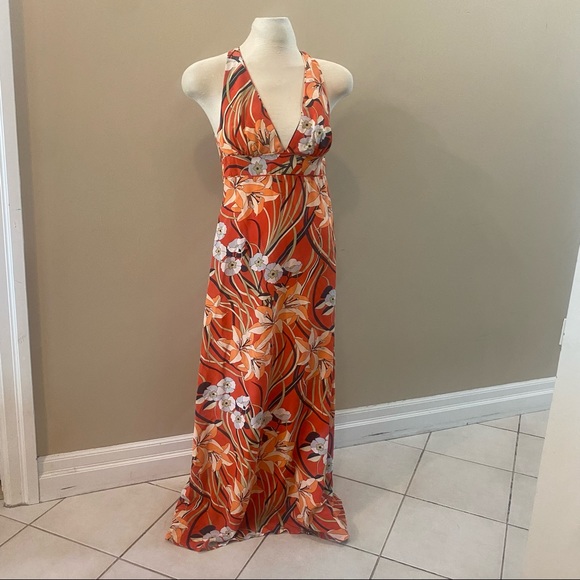 COREY LYNN CALTER for ANTHROPOLOGY silk maxi dress - Picture 2 of 8